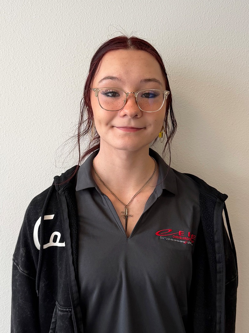 Cashier Kylee Burman in Service at Eide Chrysler